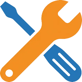 General plumbing and repairs service icon